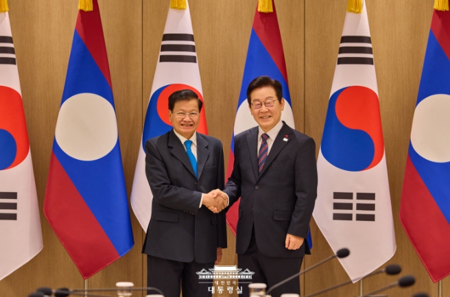 한-라오스, 포괄적 전략 동반자 관계 격상…인프라·핵심광물 등 협력