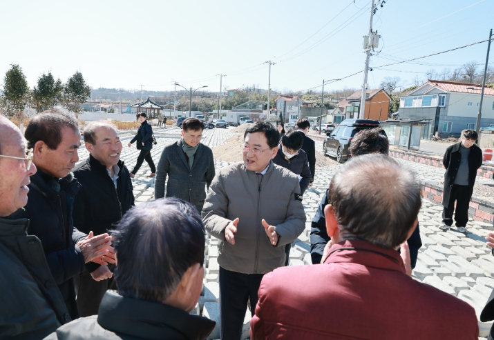 주낙영 경주시장, ‘가곡항 어촌뉴딜300사업’ 현장 점검… 어촌 활력과 소득 증대 총력