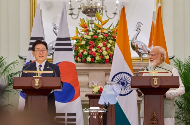 이 대통령 "한-인도, 최적의 파트너…전략산업 분야 협력 확대"