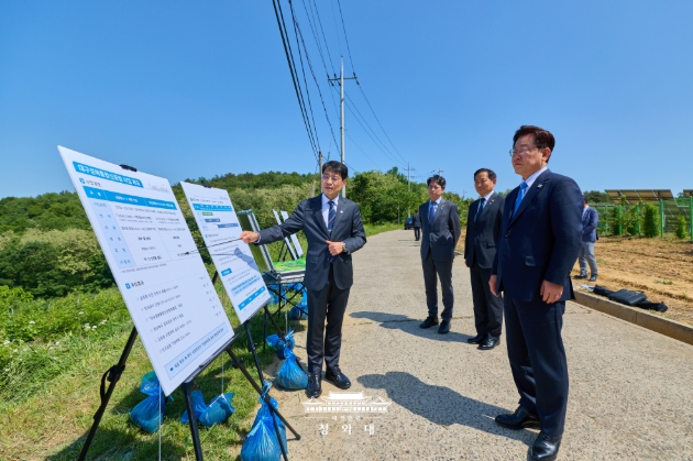 이재명 대통령, 대구경북통합신공항 건설 예정 부지 현장 방문