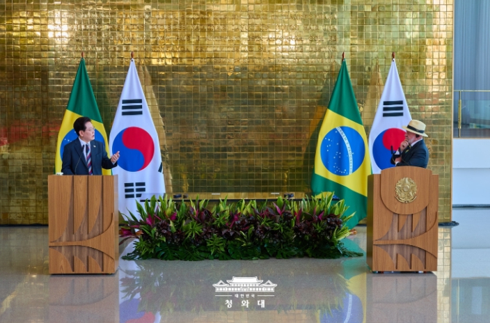 한-브라질 공급망 등 MOU 7건 체결…첨단전략산업 기술 협력 촉진