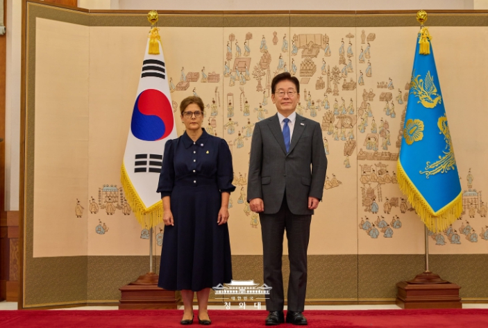 이재명 대통령, 주한대사 신임장 제정식 개최 