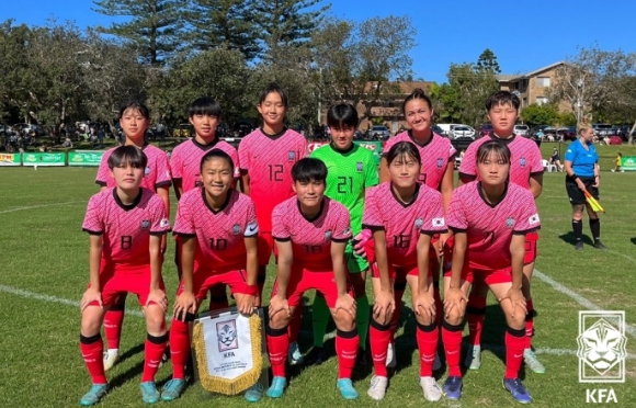 여자 U-15 대표팀, 호주와 원정경기서 2승 1무