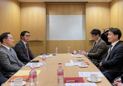 김진태 강원도지사, 한화솔루션 남이현 대표면담 
