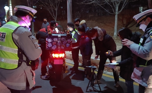 파주시, 이륜차 소음 및 불법 개조 합동단속