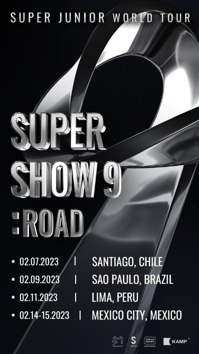 슈퍼주니어, 5년 만에 남미 투어 'SUPER SHOW 9 : ROAD' 콘서트 개최!