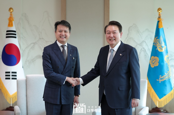 尹대통령, 다렌 탕 세계지식재산기구(WIPO) 사무총장 접견