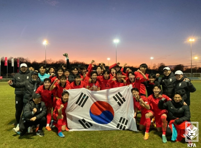 U-17 대표팀, 튀르키예 꺾고 친선대회 우승 확정