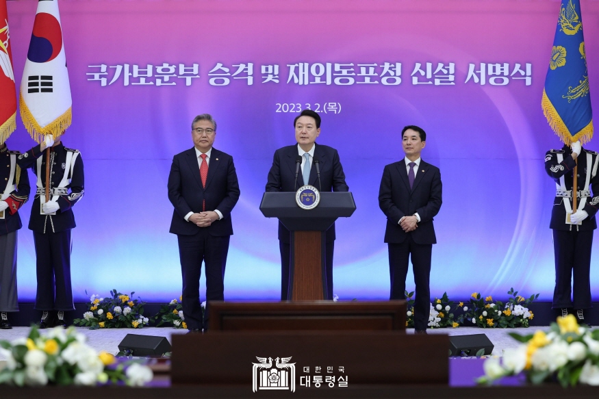 尹대통령 "국가 위해 희생·헌신한 분들은 존중받고 예우 받아야"
