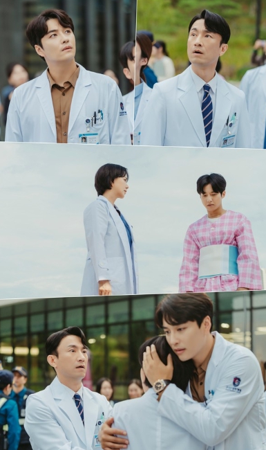 '닥터 차정숙' 민우혁, 김병철 앞에서 엄정화와 격한 포옹?