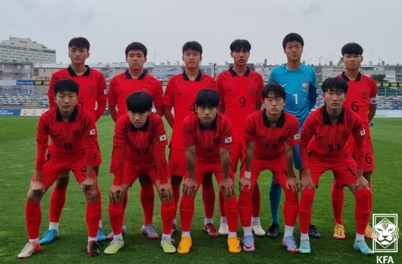 U-15 대표팀, 크로아티아에 0-5 패