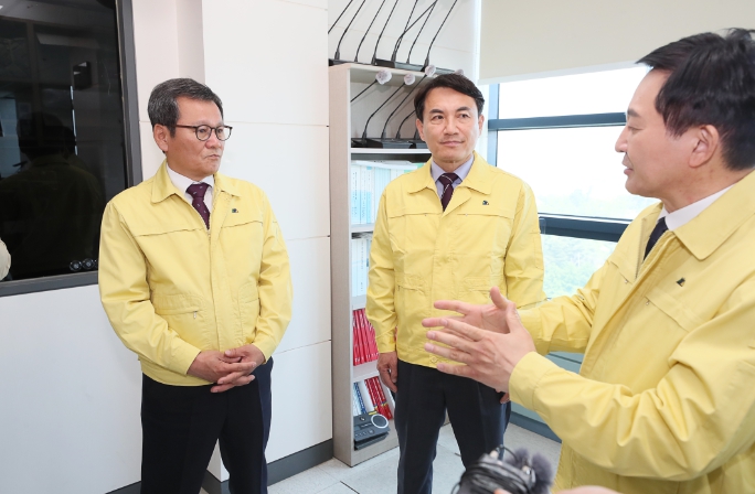 김진태 도지사, 동해안 4.5 강진에 지진대응 체계 현장점검