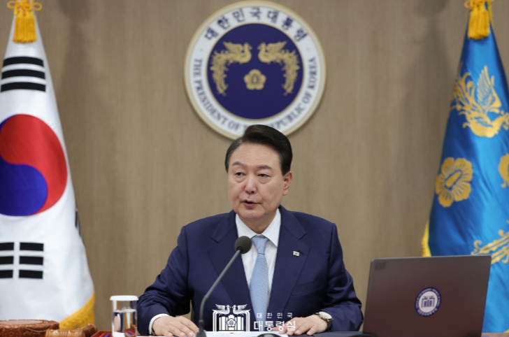 윤석열 대통령 “자유시장 원리 무시하면 우리 경제의 미래는 없어”