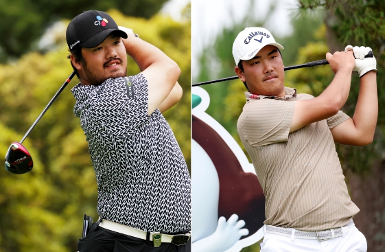 [하나은행 인비테이셔널] 한국과 일본 장타 1위 선수들의 자존심 대결… ‘정찬민 VS 카와모토 리키’ 1, 2R 동반 플레이