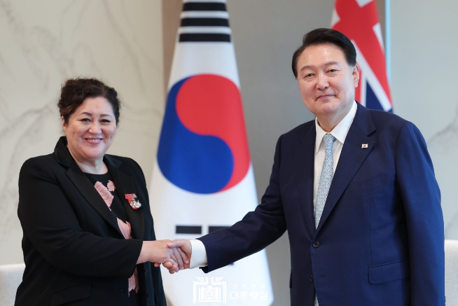 윤대통령, 뉴질랜드 총독 면담... 양국 관광·문화·인적 교류 증진 논의