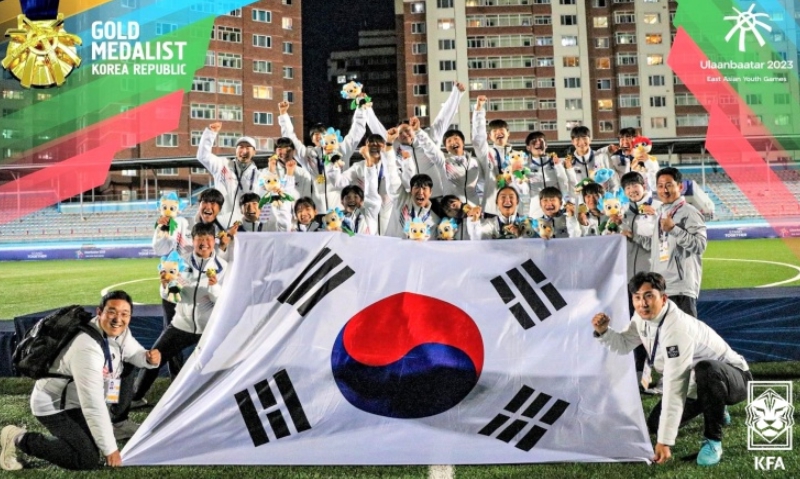 여자 U-18 대표팀, 동아시아 청소년 경기대회 3전 전승 우승