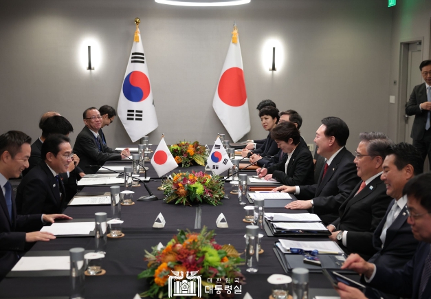윤대통령, APEC 정상회의서  한일 정상회담 …“양국 협의체 100% 복원”