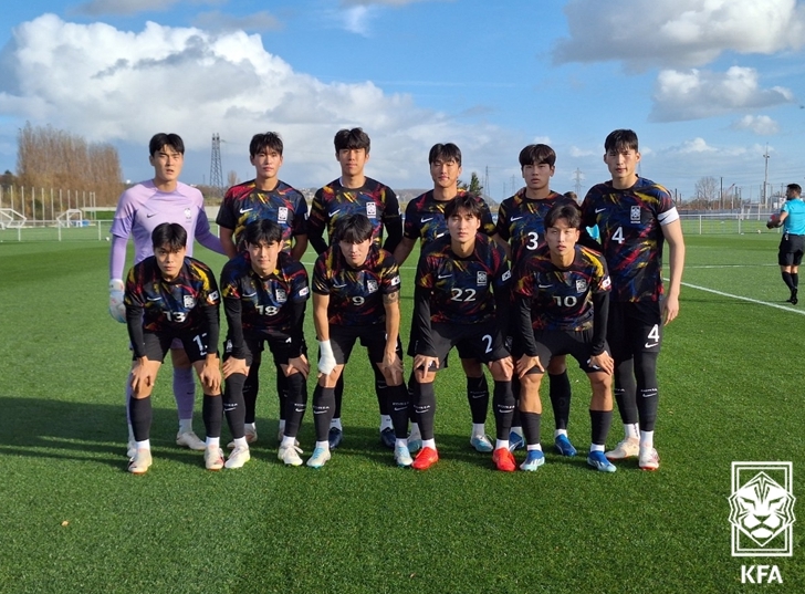 올림픽 대표팀, 프랑스 프로팀과 연습경기서 0-0 무승부