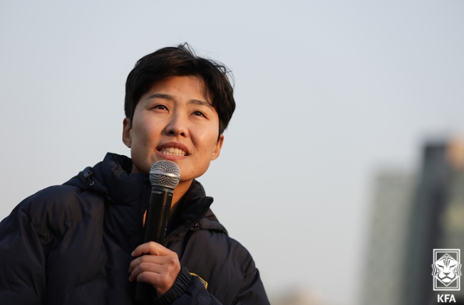 한국여자축구연맹 시상식 개최... 지소연, MF상 수상