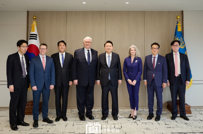 尹대통령, 美 전략국제문제연구소 대표단 접견