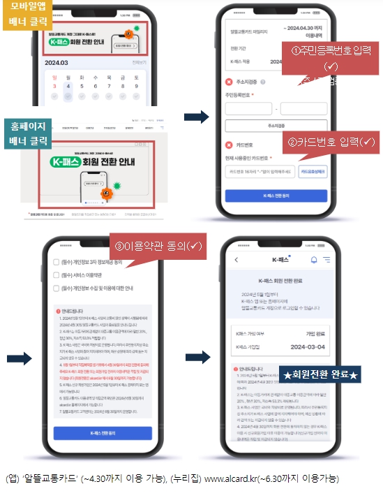 국토부, "알뜰교통카드로 K-패스 혜택 받으세요"