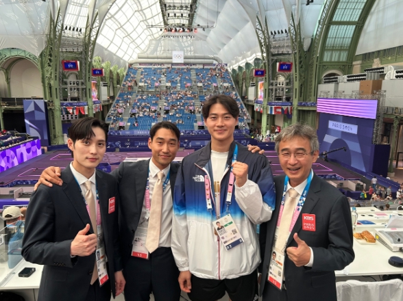 '원조 어펜져스’ 김정환X김준호, 펜싱 여자 사브르 중계 시청률 1위