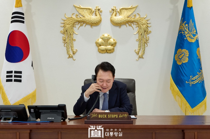 尹 대통령, 또 럼 베트남 신임 당서기장과 전화 통화