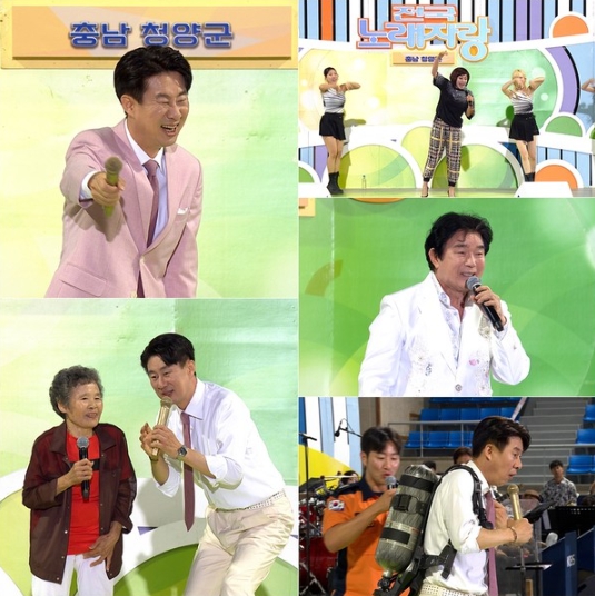 '전국노래자랑’ 남희석, 20kg 소방관 산소통 메고 턱걸이 도전! 웃음기 잃은 일요일의 하회탈! '폭소 예고'