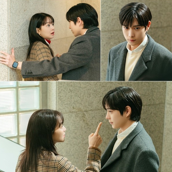 '손해 보기 싫어서' 신민아, ‘신입사원’ 김영대 등장에 두 눈 휘둥그레...불안함에 삿대질 경고까지?