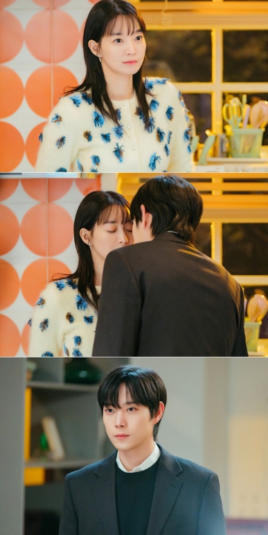 '손해 보기 싫어서' 신민아-김영대, 닿을 듯 말 듯 입맞춤 1초 전 포착! 두 사람의 관계 ‘주목'