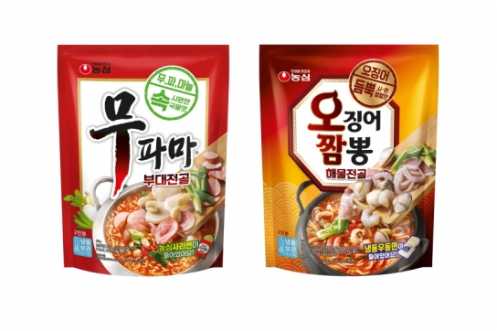 농심, '무파마탕면·오징어짬뽕' 전골 냉동 밀키트 2종 출시