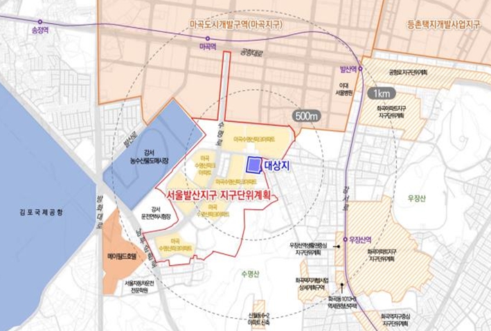 서울시, 서울발산지구 지구단위계획 결정(변경)(안) 원안가결